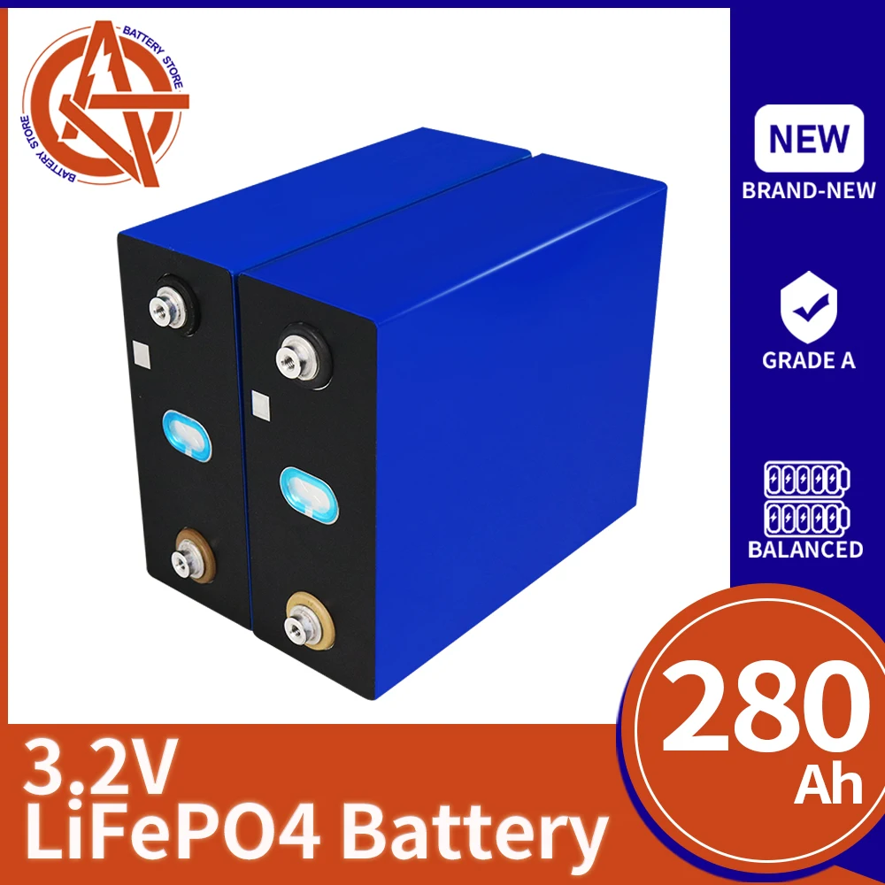 

Аккумулятор Lifepo4 280Ah 271Ah, 3,2 В, 1/4 шт., 12 В, 24 В, 48 В