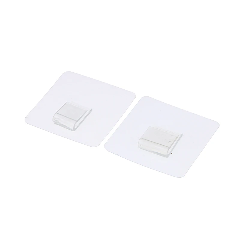 

10pcs Transparent Wall Hooks Strong Self Adhesive Kitchen bathroom Storage Hooks Hangers Suction Cup Heavy Load Hook Holder Rack