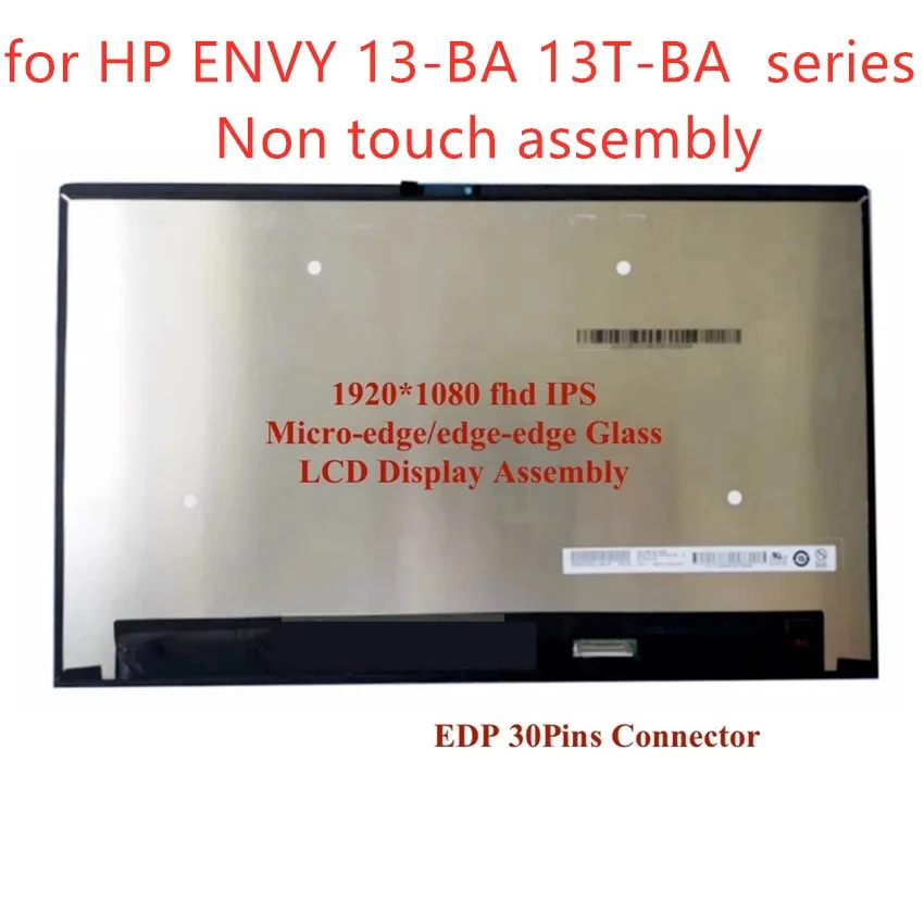 Замена ЖК-экрана ноутбука в сборе несенсорная версия для HP Envy 13-BA 13T-BA TPN-C145 FHD 1080P edp