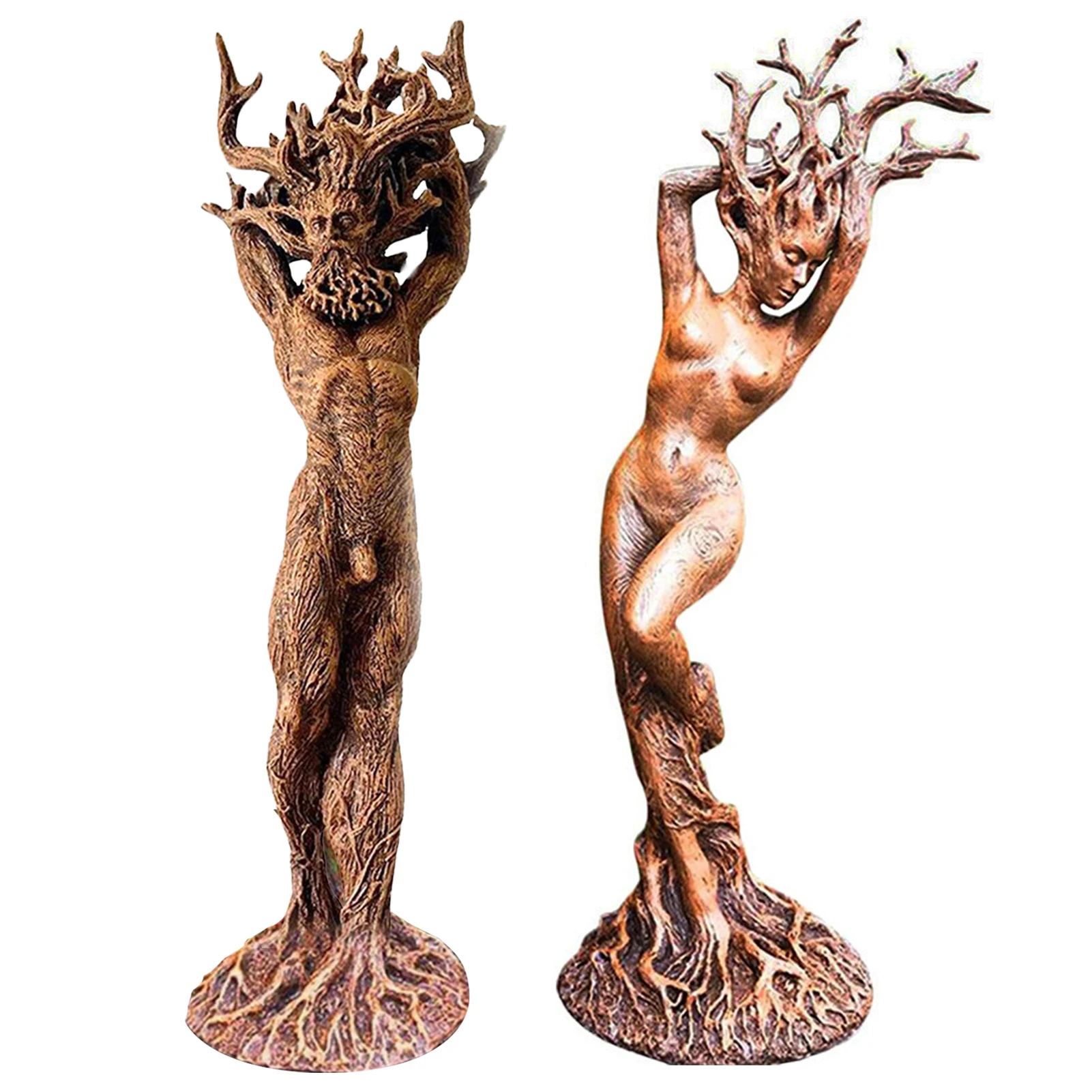 

Garden Sculpture God Or Goddess Of Tree Statue Resin Figurine Highly Detailed Garden Sculpture For Home Office Or Outdoor #WO