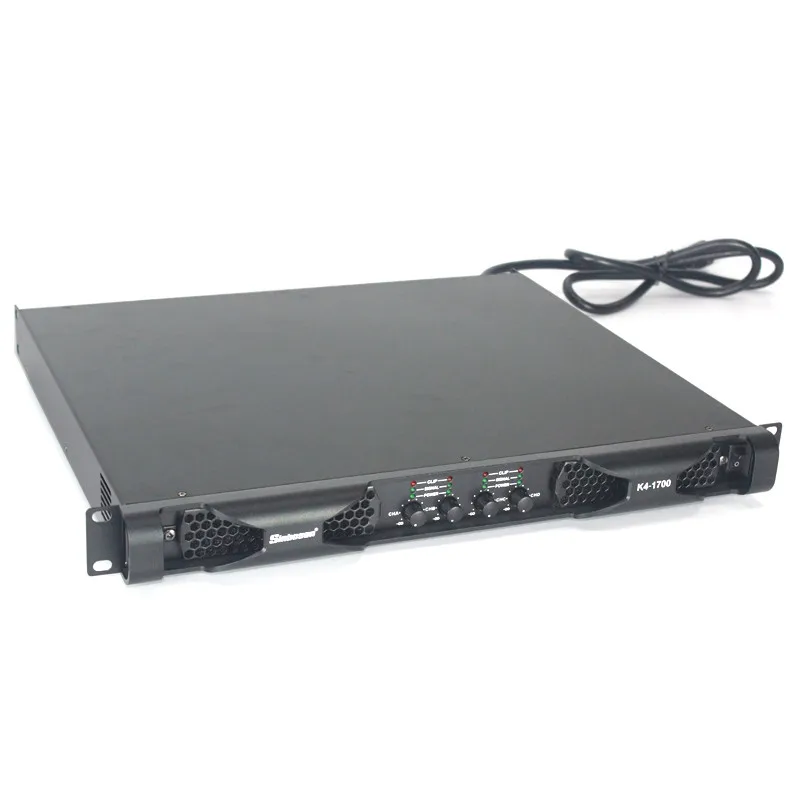 

Sinbosen 4 channels digital amplifier K4-1700 2800w@4ohms amplifier karaoke professional amplifier