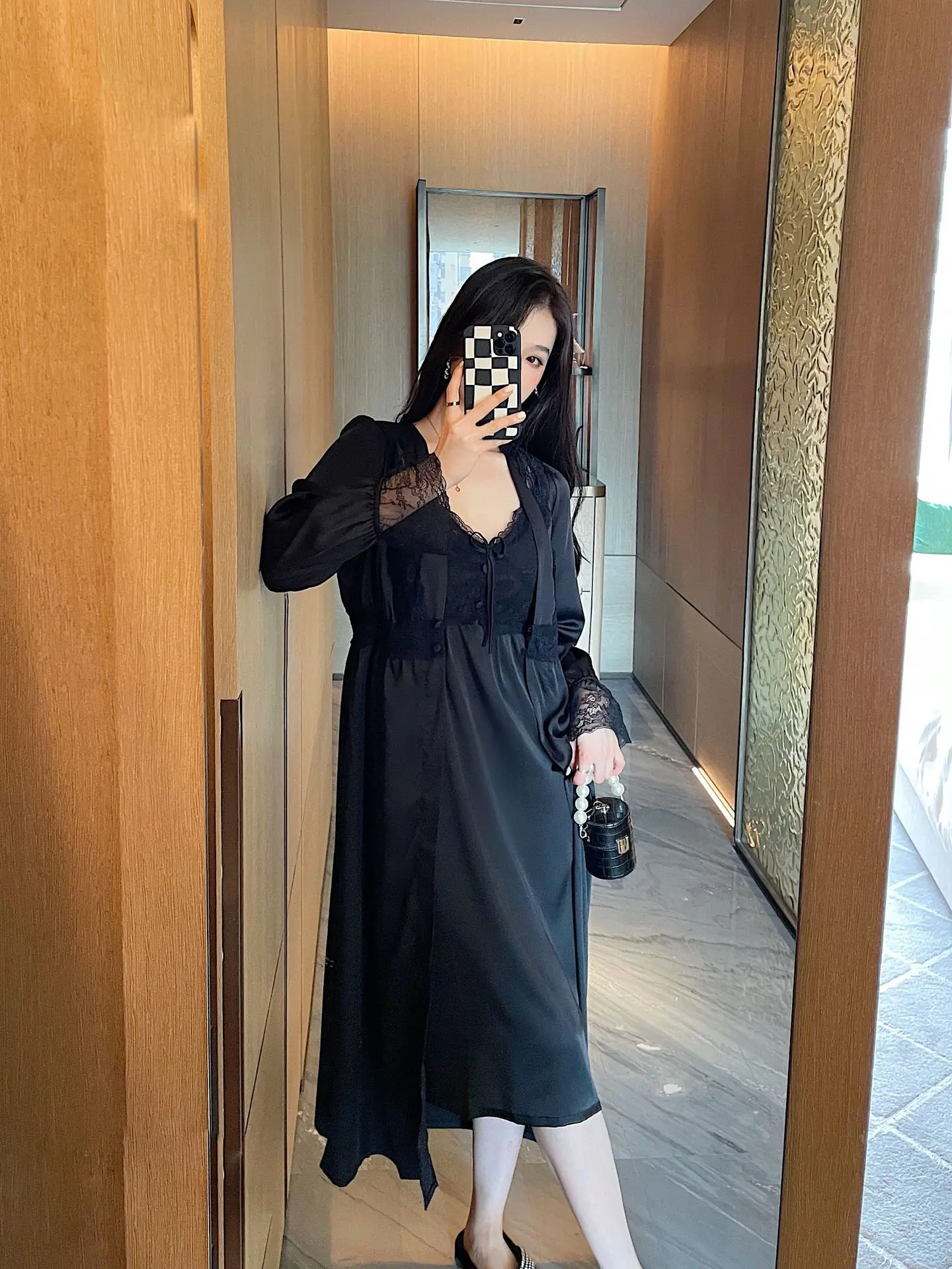 Fdfklak Leisure Thin Bride Dressing Gown Spring New Comfort Korean Female Night Gown Robe Lingerie Sleep Wear For Women