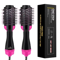 4 in 1 curling stick multifunctional anion lazy hair comb fluffy shape dry and wet without hurting hair