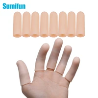 2pcs silicone gel tubes finger little toe protector corn blister protect pain relief sleeve cover toe separators foot care tool