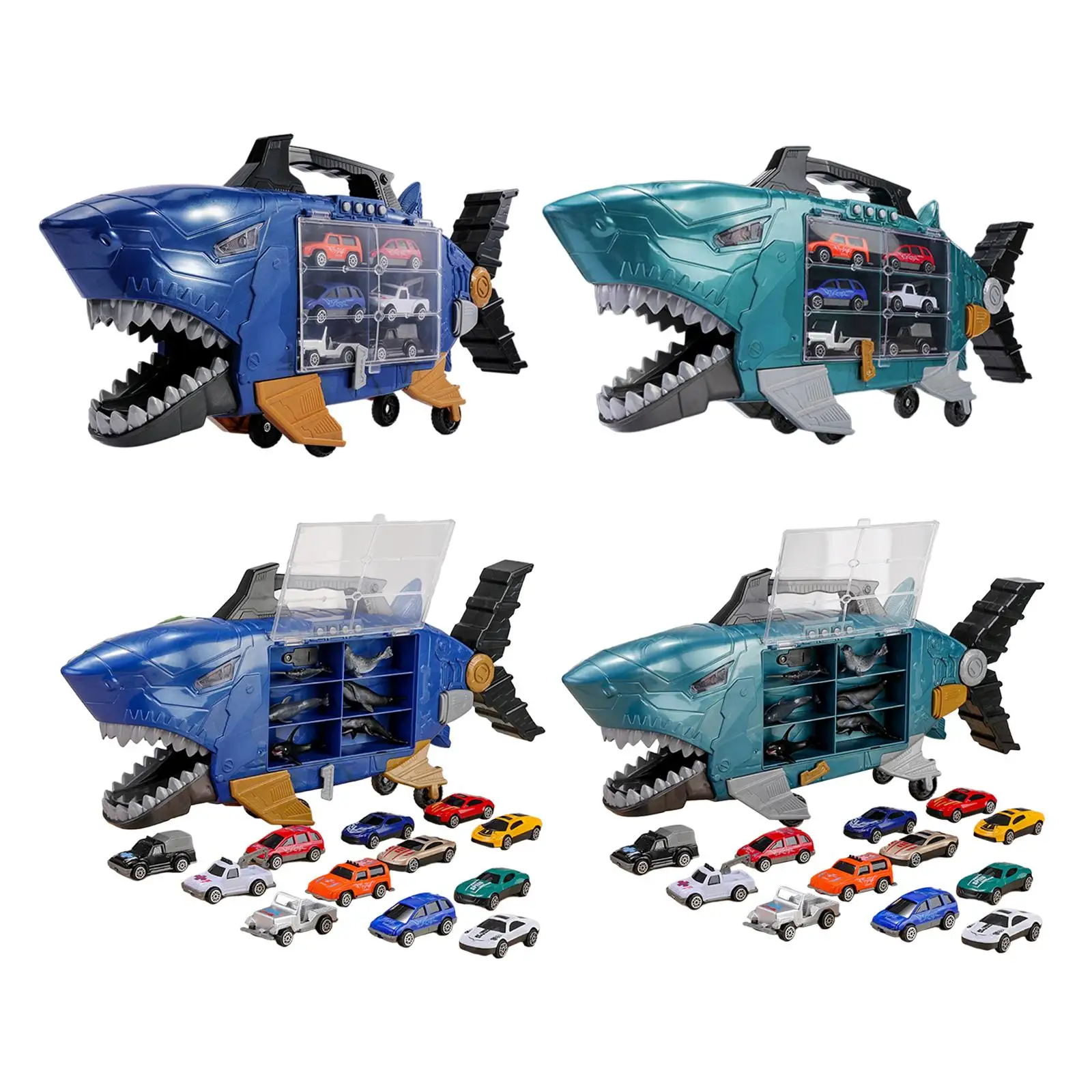 

ABS Plastic Shark Container Truck Toy Educational Toy Collection for