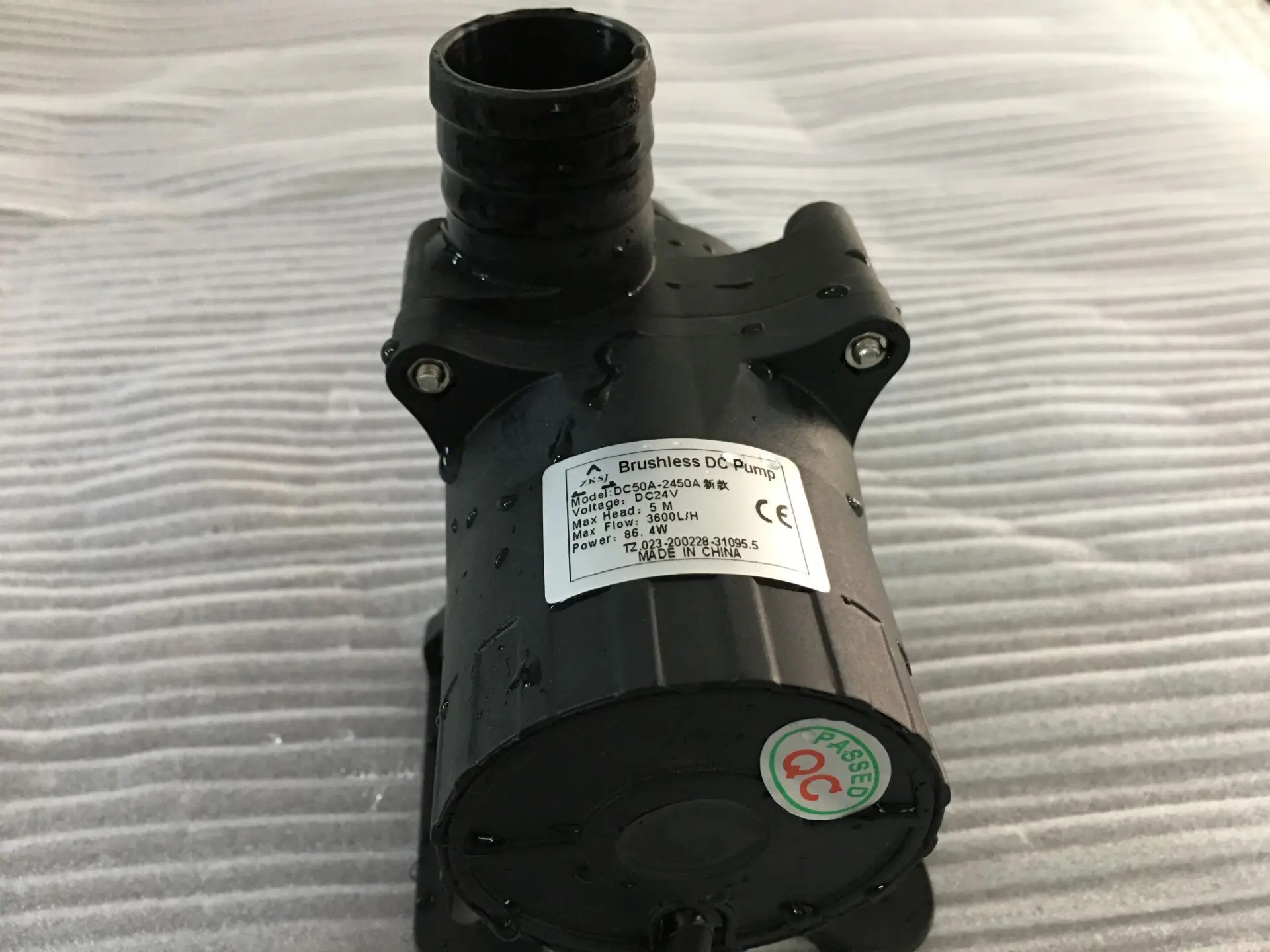 Бесщеточный мини-насос 5-24 В постоянного тока мощность 5 м 3600 л/ч погружной