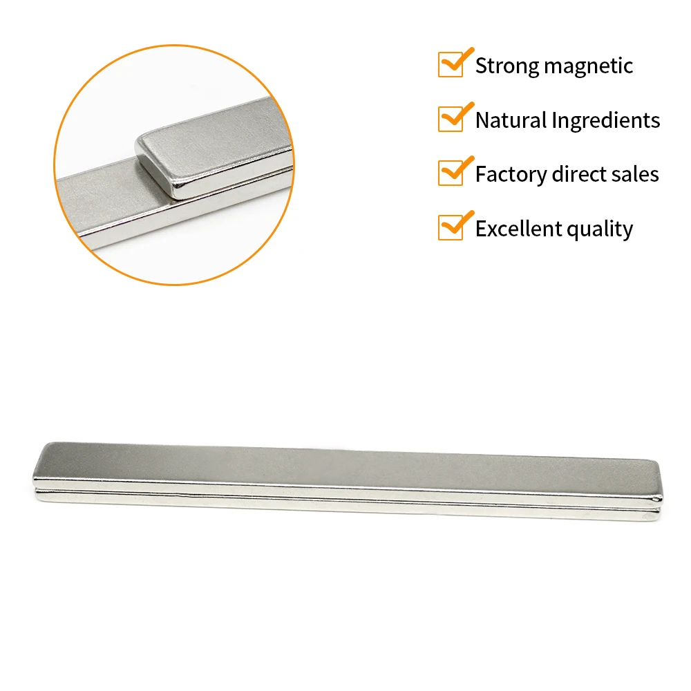 2/3/5/10/15/20 шт. 100x10x3 длинный квадратный редкоземельный неодимовый магнит N35 блок