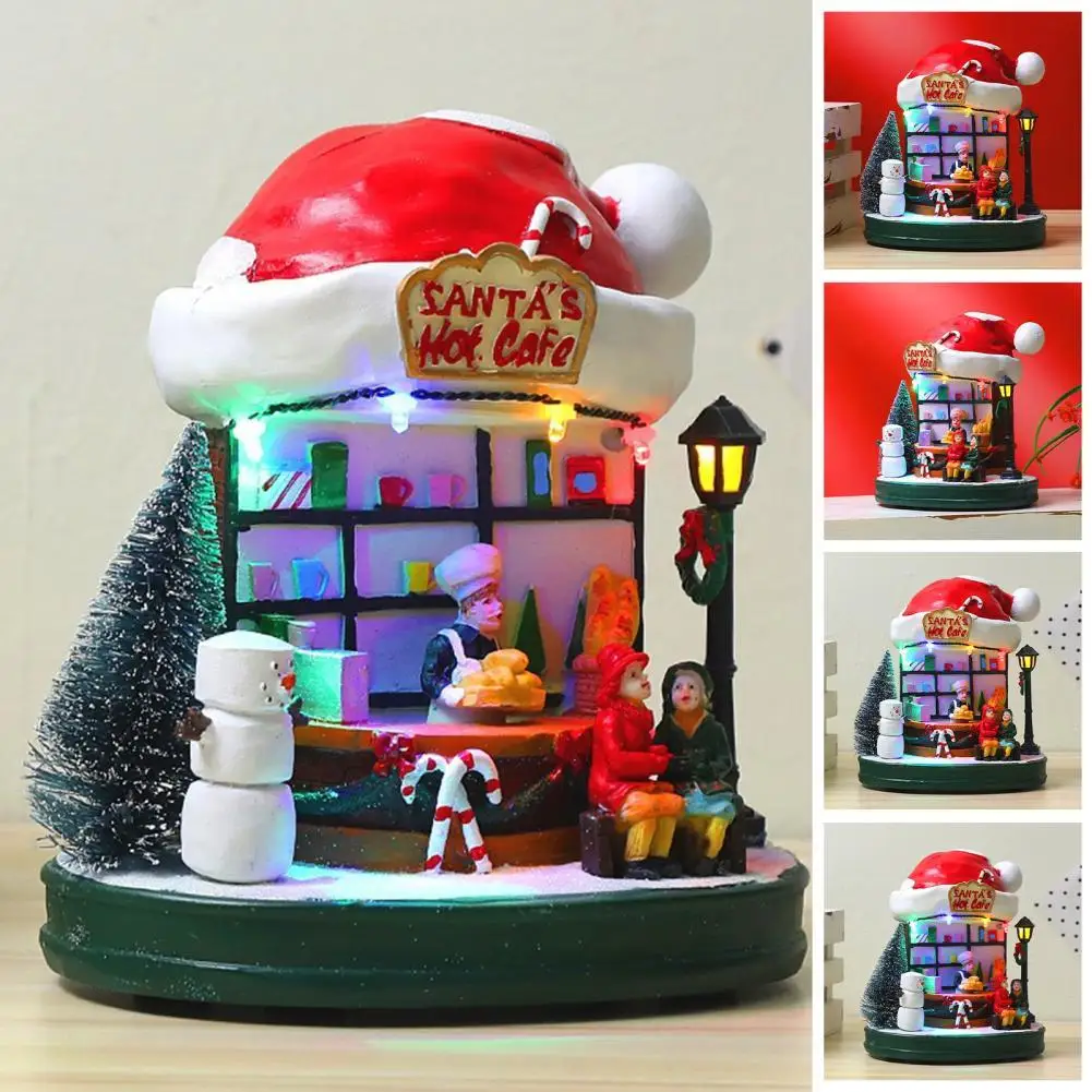 

Energy-saving Lightweight LED Glowing Mini Coffee Shop Christmas Gifts for Festival