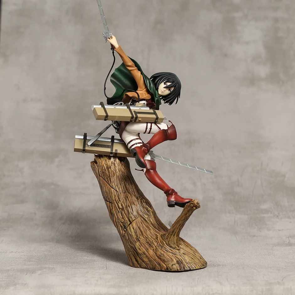 

Attack on Titan Mikasa Levi Ackerman Renewal Package Ver. Collection Figure PVC Model Figurals