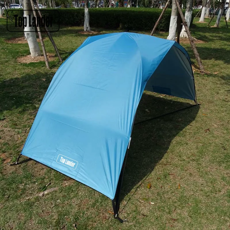 Outdoor Sunshade Beach Tent Portable Sunscreen Silver Coated Double Fold Tent