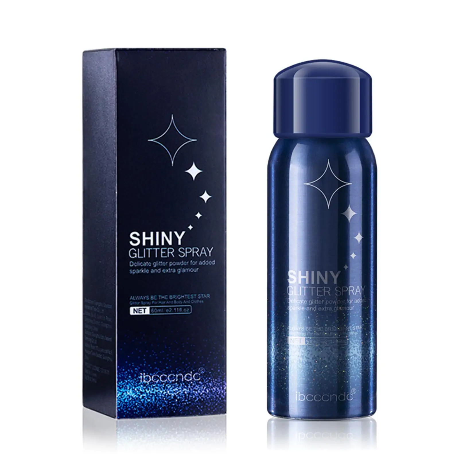 

New Hair Body Glitter Spray Nightclub Party Body Starry Glitter Spray Stage Make Long Lasting Holographic Powder Sprays for Part