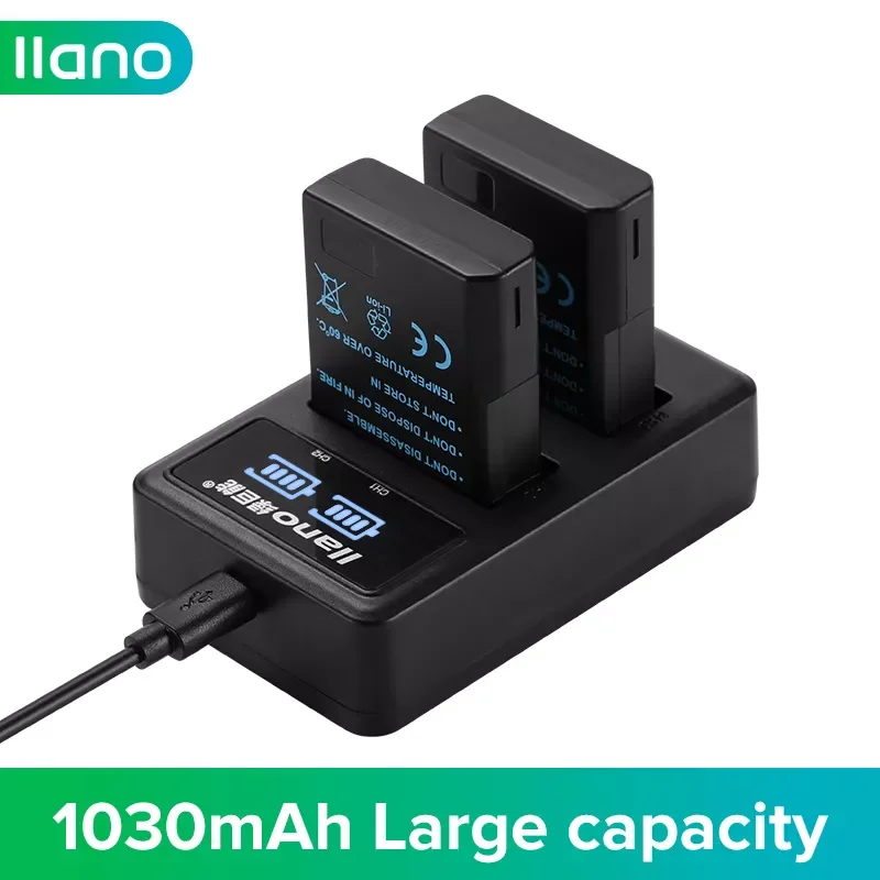 

NEW LLANO EN-EL14 EN EL14 Li-ion Camera Battery LED USB Charger For Nikon D3100 D3200 D3300 D3400 D3500 D5600 D5100 D5200 P7000