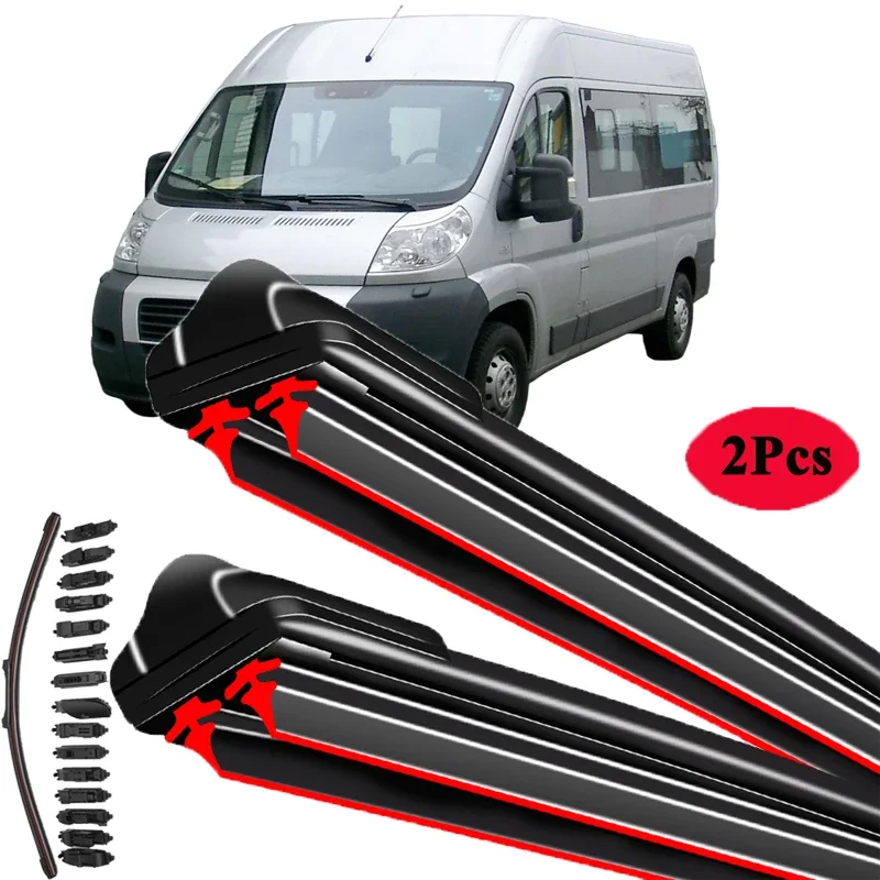 

Для FIAT Ducato Autobus Van 250 290 2006 2008 2010 2014 2015 2016 2017 2018 2019 2022 26 "+ 22" автомобильный двойной резиновый стеклоочиститель
