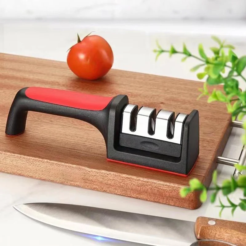 

Manual Knife Sharpener Professional Whetstone Utensils For Kitchen Accessories Tools Sharpen Stone Holder Gadgets Helpers