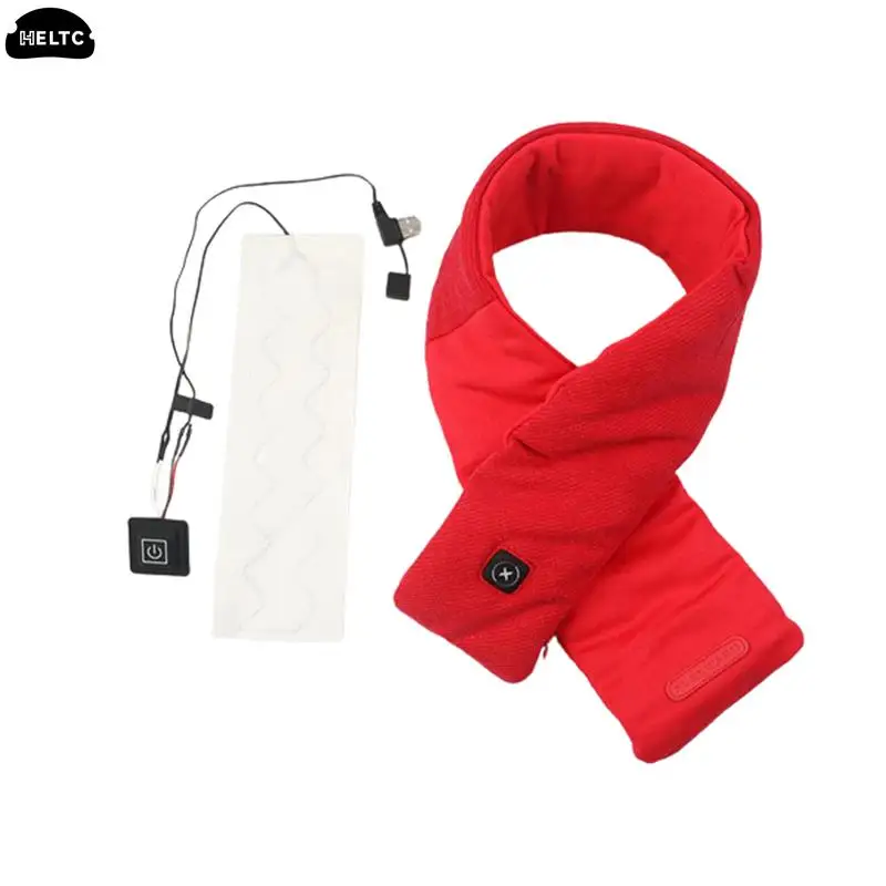 

1PCS For Winter Electric Heating Scarf Socks Knee Pads Eye Mask Electric Heating Pad Waterproof Foldable Bib Scarf Heater Pad