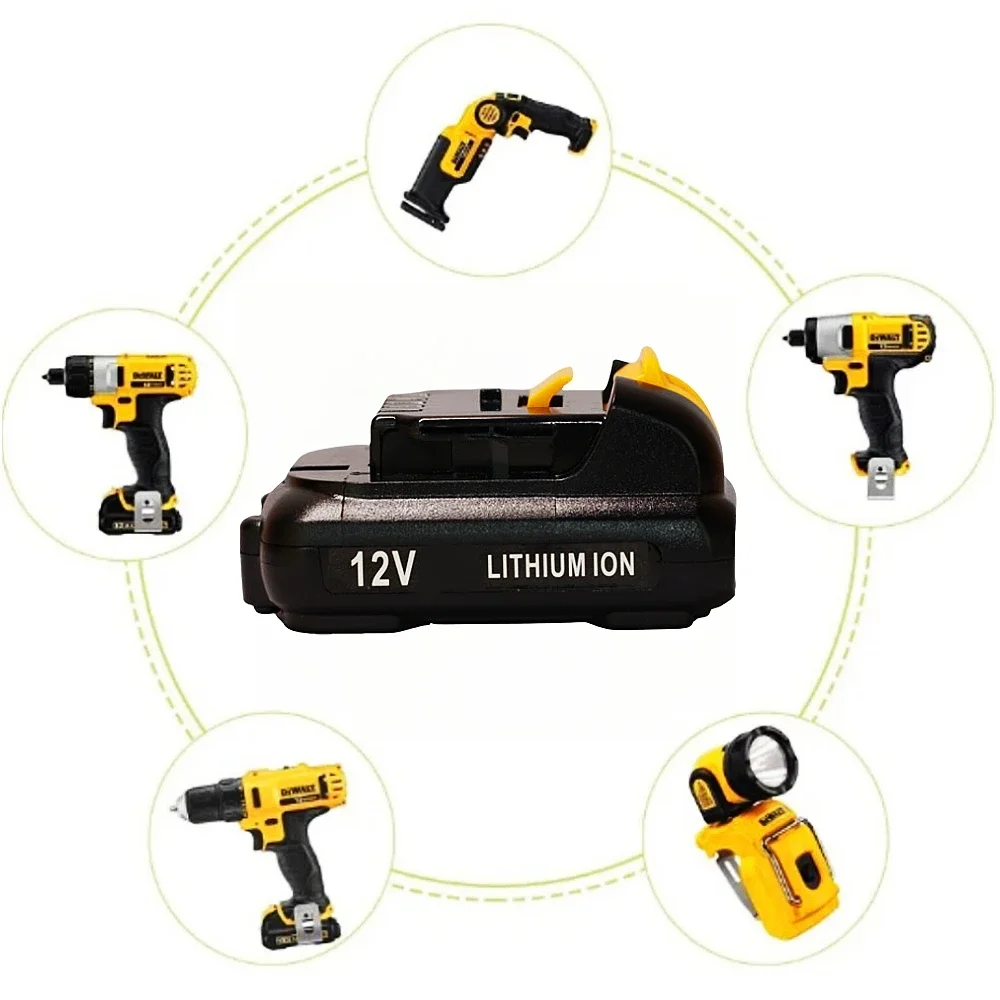 Литий-ионный аккумулятор 10 8 В/12 В 3 Ач для DEWALT DCB120 DCB122 DCB124 DCB125 DCB121 DCB100 DCB101 DCB119