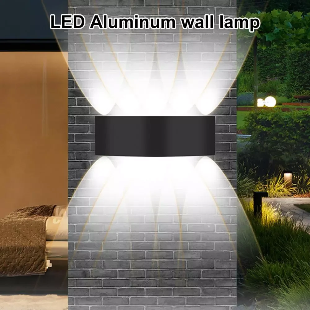 

Garden Wall Lamp Long Lasting Multipurpose Easy to Install Balcony Street Wall LED Light Outdoor Lamp for Home