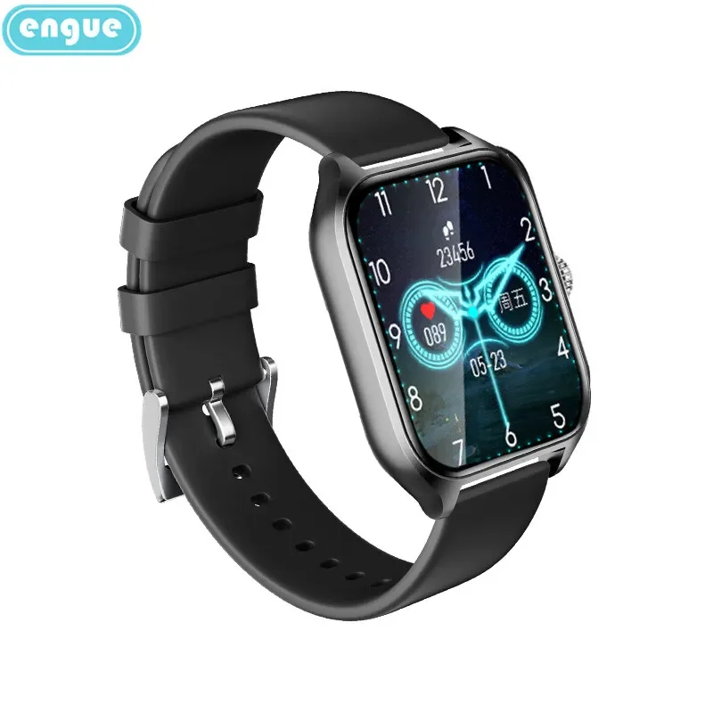 

ENGUE Smartwatch Intelligent Sports Bracelet Watch Time Date Display Step Counting Heart Rate Multifunctional Monitoring EG-T8