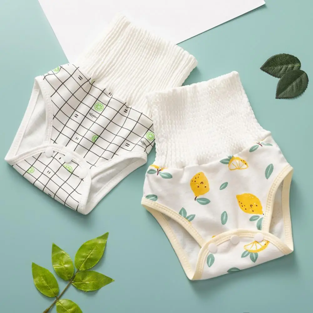 

Детские тканевые подгузники с животным принтом на ощупь, сохраняющие тепло мультяшные рисунки, Детские разноцветные подгузники для живота ...