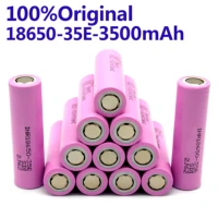 100 original for 18650 3500mah 25a discharge inr18650 35e 3500mah 18650 battery li ion 3 7v rechargable battery