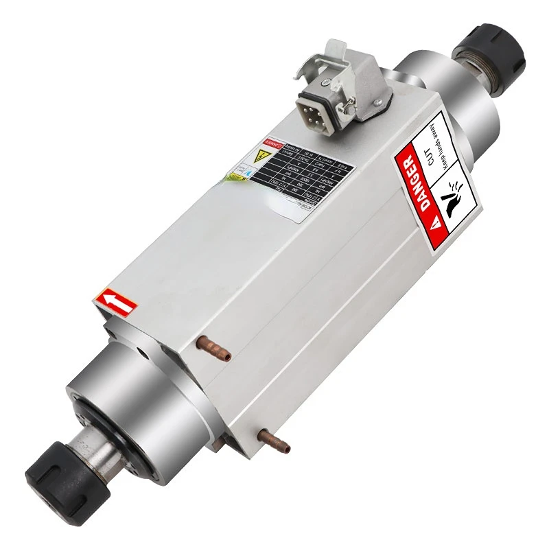

cnc spindle 3.5KW double head square air-cooled spindle motor woodworking spindle kit