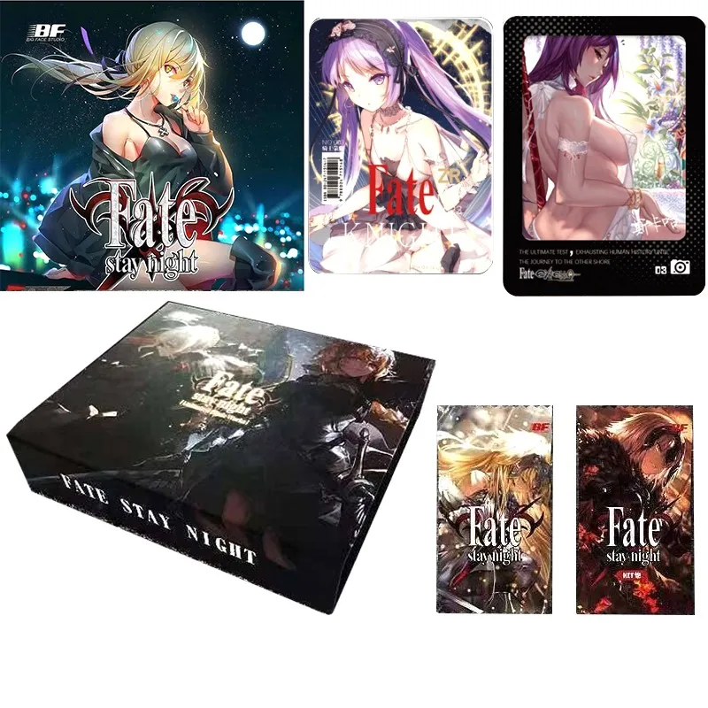 

Fate Stay Night Character Collection Cards Booster Box Girl Bikini Rare Anime Table Playing Game Board Cards Kids Toy Hobbies