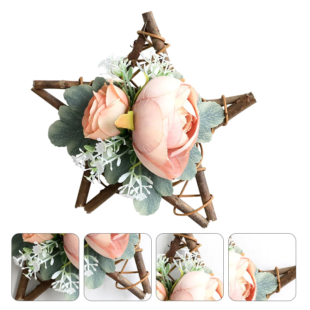 

1pc Christmas Wreath Wall Hanging Decoration Garland Showcase Hanging Decor