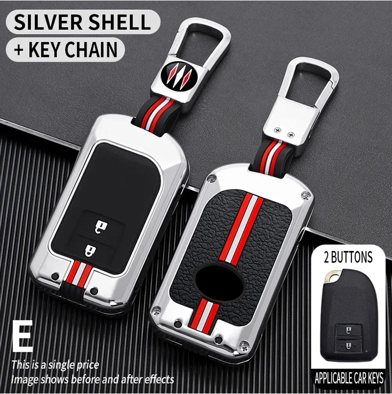 Металлический чехол для автомобильного ключа брелка Toyota Yaris Yarisl X Hiace Vios Verso Camry