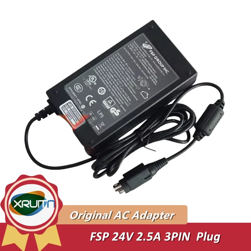 Фото Оригинальный адаптер питания FSP060-RTAAN2 FSP060-DAAN2 24В 2.5А FSP060-RAA FSP060-DAAN3 60Вт для ​ ​ PC42T + принтер Godex G500-U GK420D №1