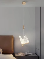 annisoul modern pendant light butterfly chandelier nordic minimalist light luxury home bedside wall lamp creative restaurant