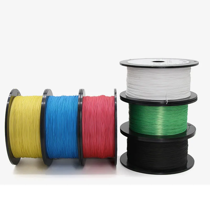 5/10 м UL1423 PTFE микро тонкий провод одножильный посеребренный медный 38/36/34/30/28/26/24AWG