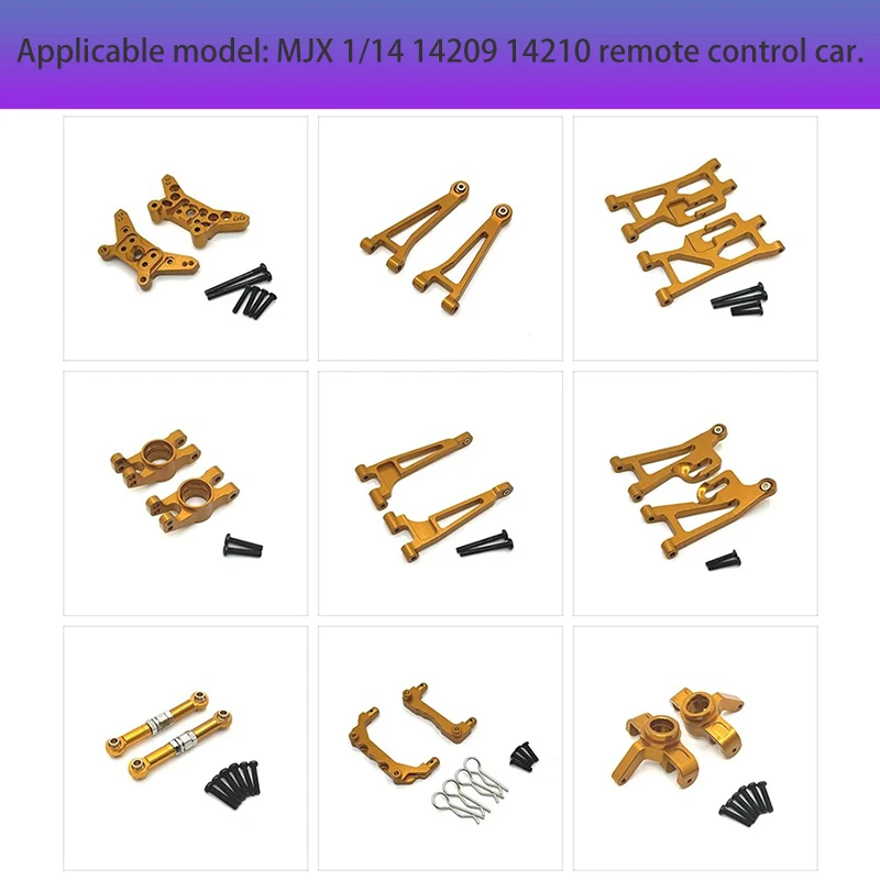 Конjunto De Grupo De닥 Модное управление с ЧПУ Con Rodamientos Para 1/14 MJX 14209 14210 Радиоуправляемая