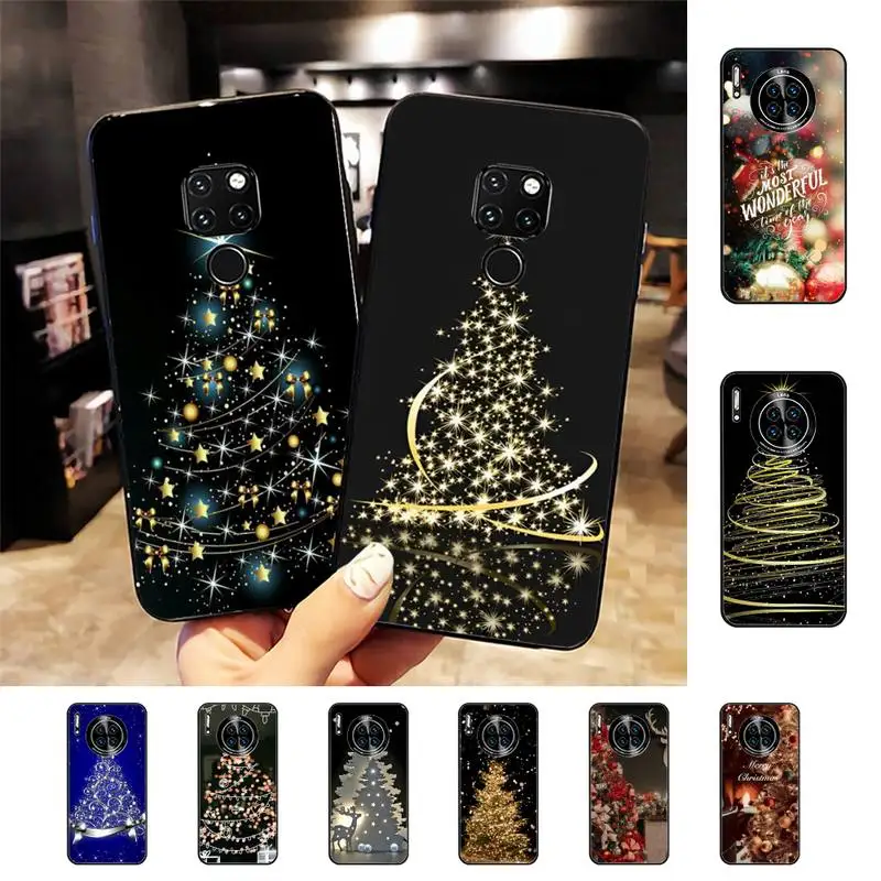 

Merry Christmas Tree Phone Case for Huawei Mate 20 10 9 40 30 lite pro X Nova 2 3i 7se