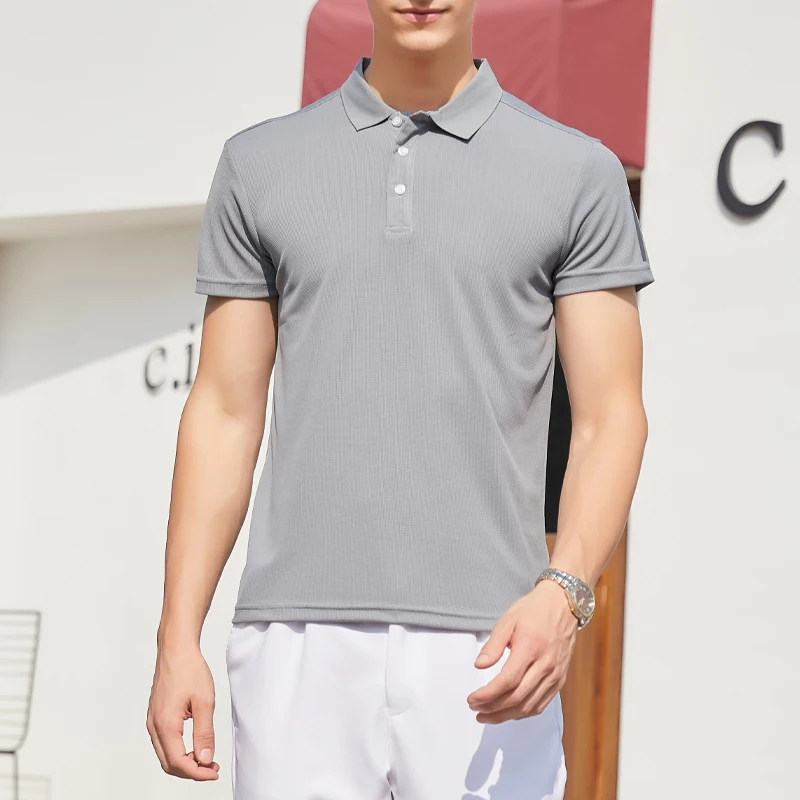 

Summer Couple Solid Color Casual Brand High Quality Short Sleeve Polo Shirt Men and Women Slim Fit Soft Cool Clothing