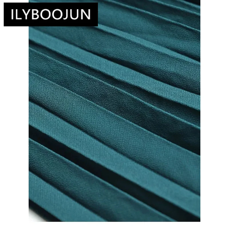 Летнее женское платье ILYBOOJUN высокого качества шифоновые туники с вышивкой и