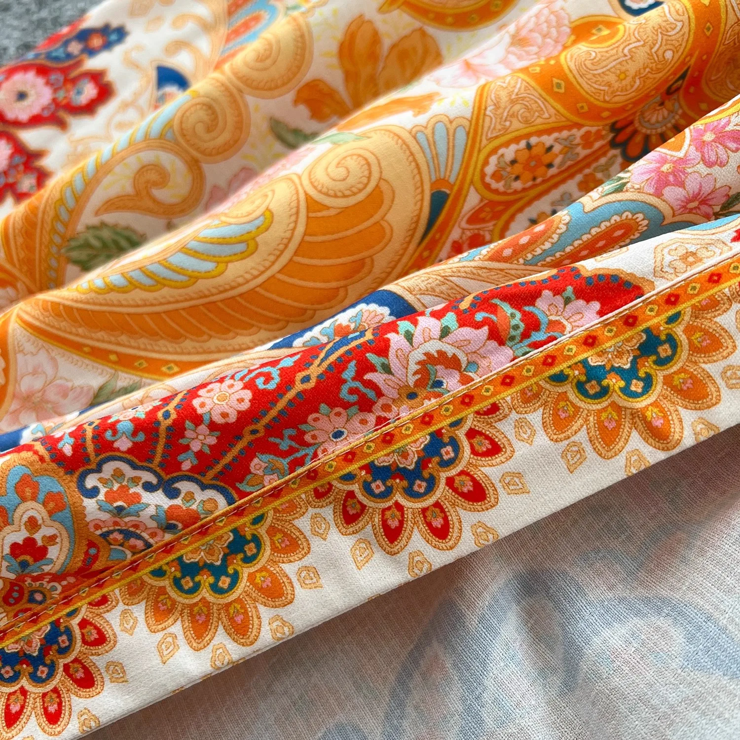 Лето-Осенний праздник мусульманская шифоновая классическая рубашка с цветочным