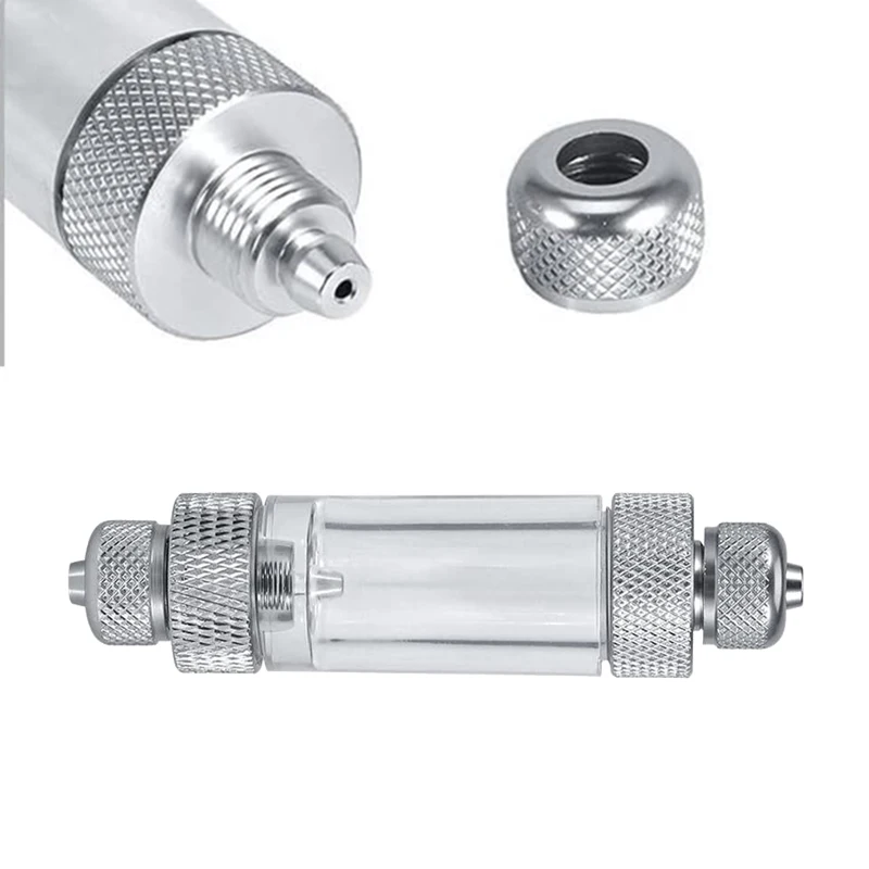 

Aquarium DIY CO2 Regulator Bubble Counter Aluminum Alloy Single/Double head CO2 Bubble One-way Carbon Dioxide Measuring Device