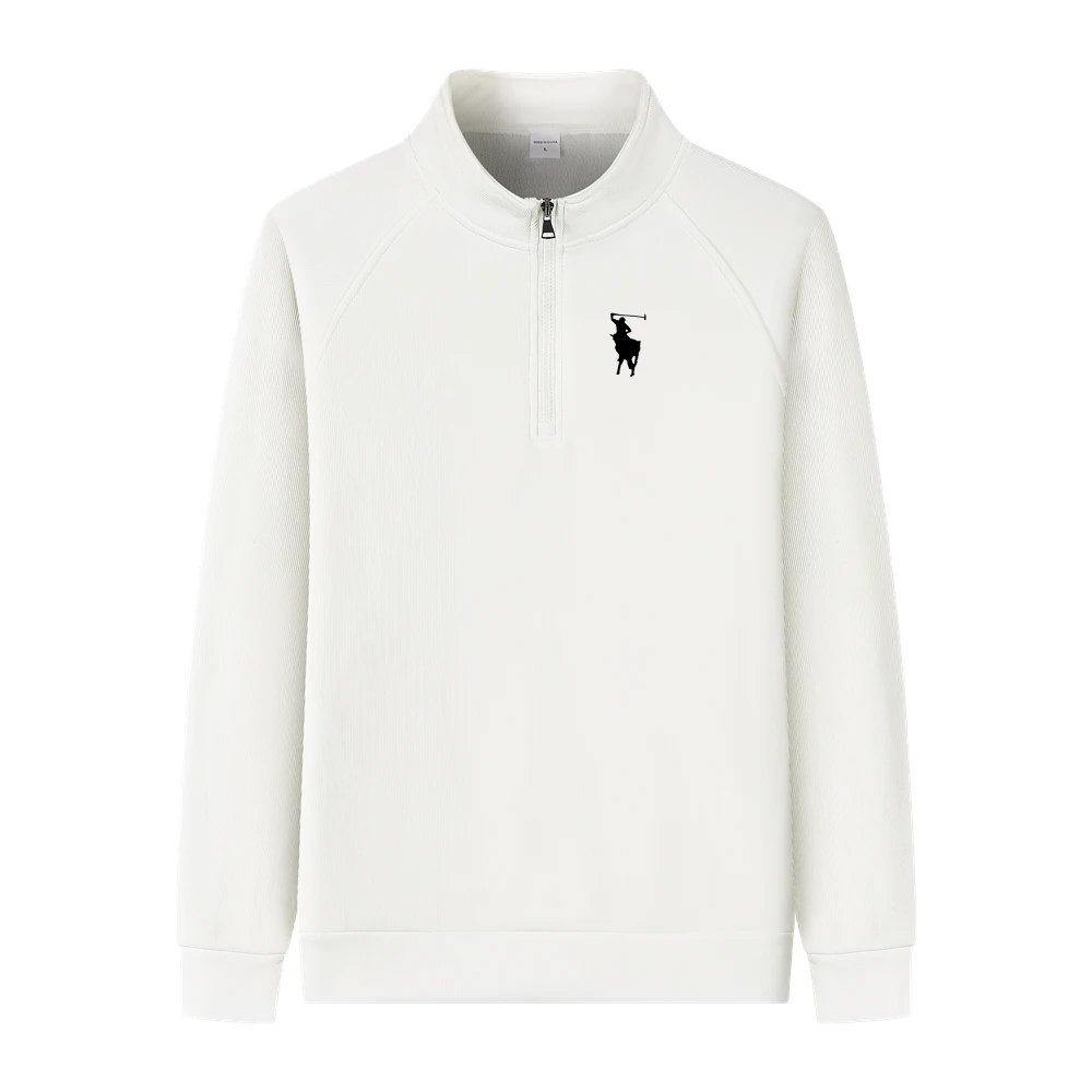 2025 новый мужской осенне-зимний свитер с вышивкой BL на молнии пуловер кардиган