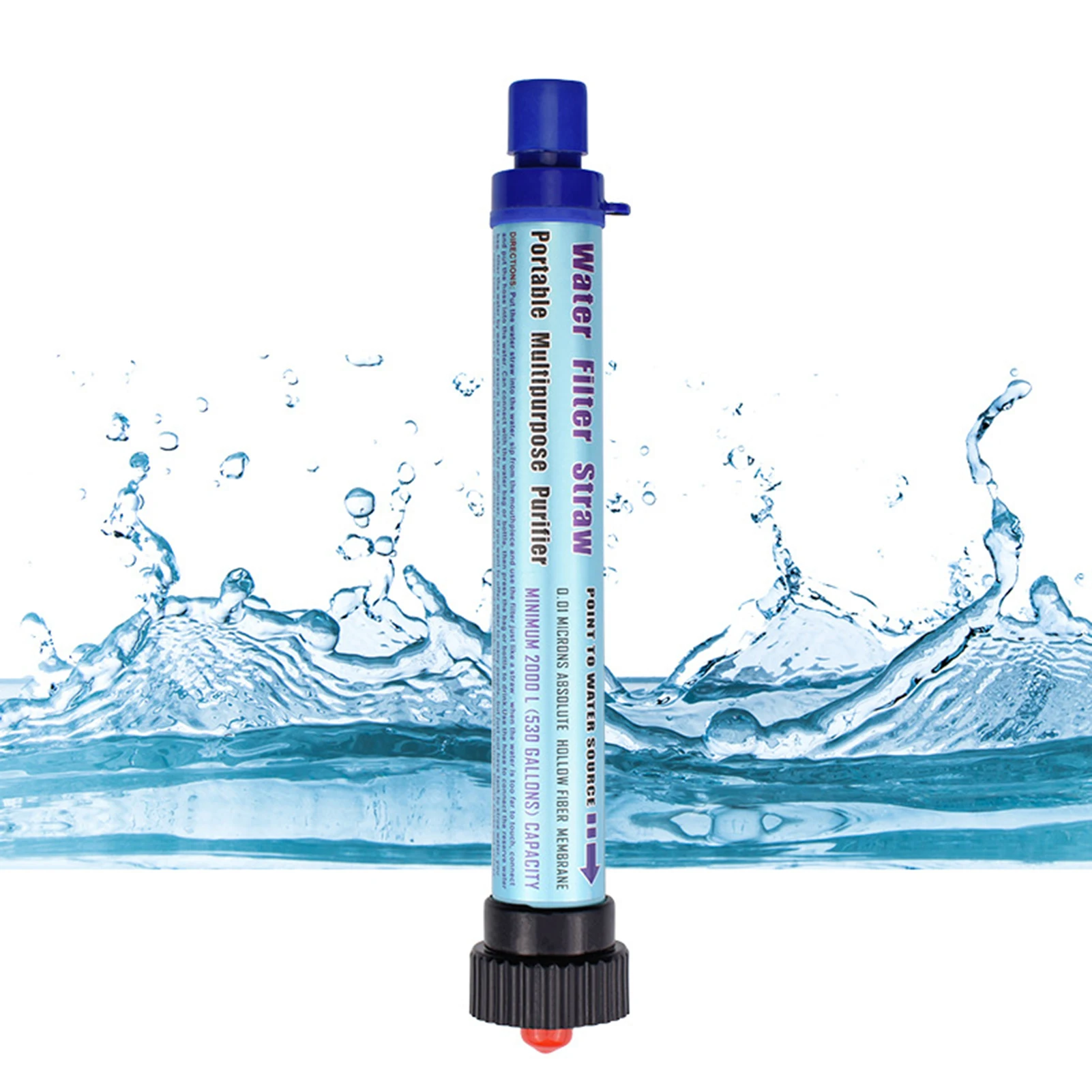 

Outdoor Water Filter Excellent Filtering Function Durable Traveling Emergency Supplies For Sport Camping Hard Water Filter