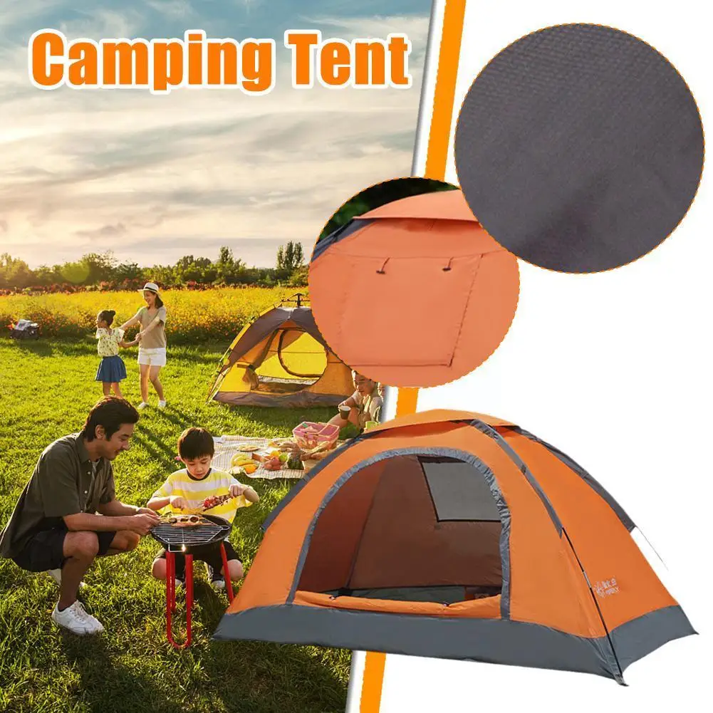 

Палатка туристическая на 1-2 человек, укрытие, утолщенная водонепроницаемая и непромокаемая портативная для пешего туризма, Fis B6K9