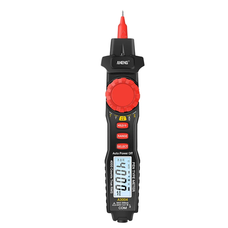 

T50 A3002 Digital Multimeter Pen Type Meter 4000 Counts with Non Contact AC/DC Voltage Resistance Diode Continuity Tester Tool