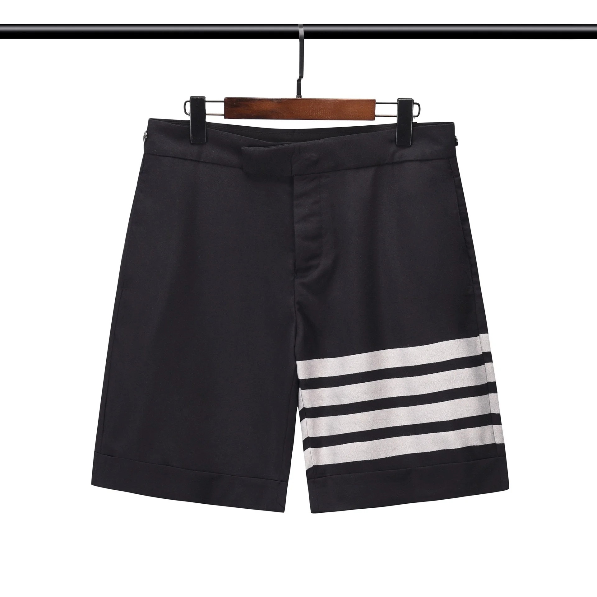 2022 Summer Women Casual Korean Five Point Striped Men Shorts Suit New Design High Quality Pants