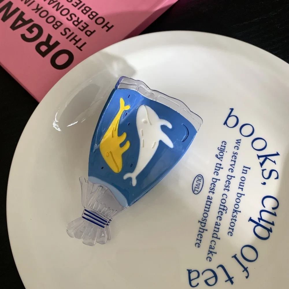 Аксессуары для волос акриловая морская серия зажим в виде акулы звезда раковина