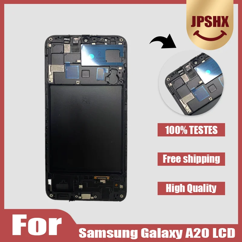 

6.4'' LCD For Samsung A20 A205 SM-A205F A205FN Display lcd Screen A205GN A205S A205YN display lcd screen Digitizer Assembly