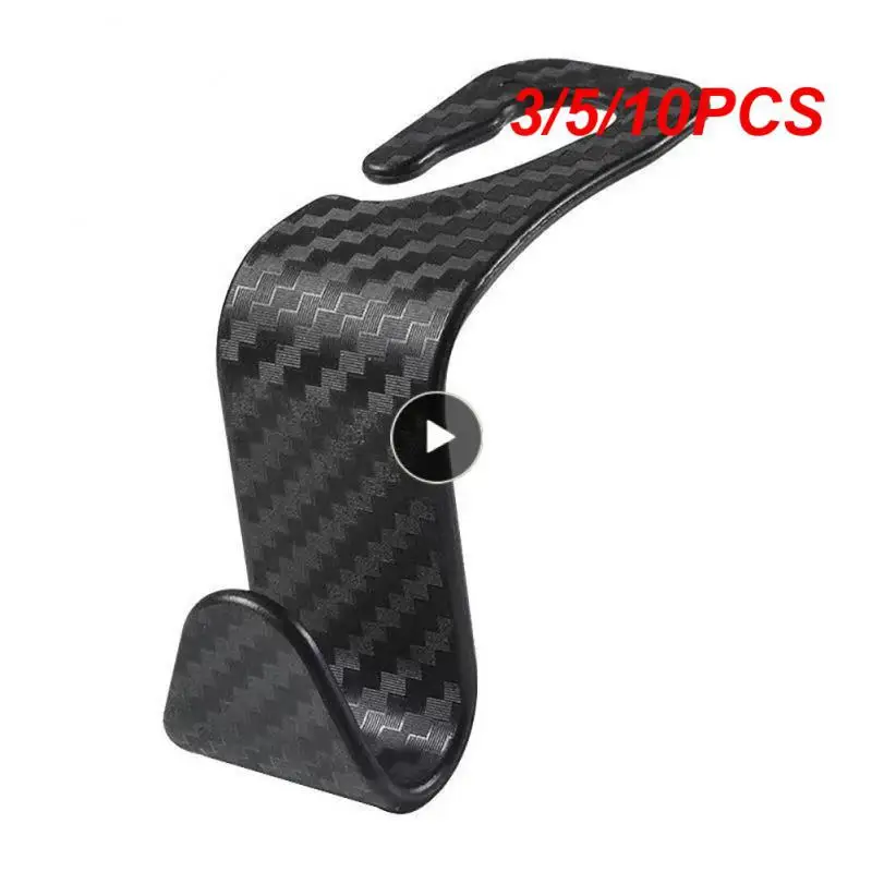 

3/5/10PCS Small Headrest Hook Creative Multi-function Car Seat Back Hook Car Interior Accessories Car Hook