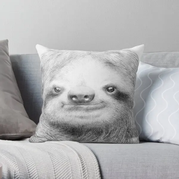 

Sloth Printing Throw Pillow Cover Fashion Comfort Soft Home Wedding Cushion Hotel Car Case Anime Bed Pillows not include