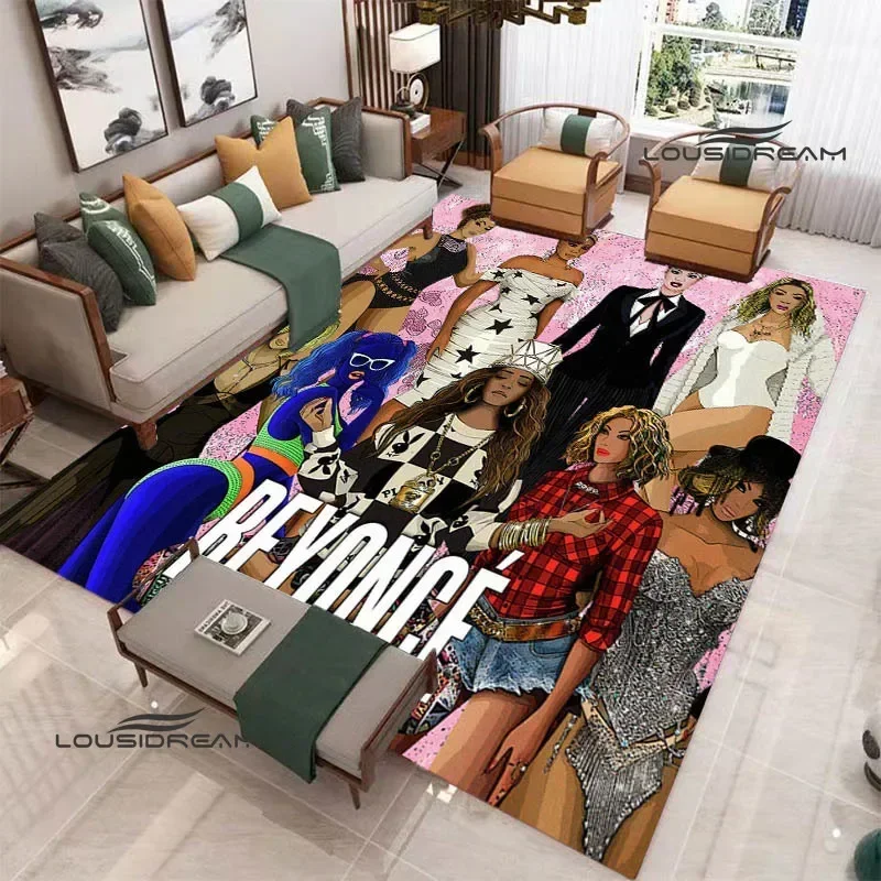 Коврик Beyonce Жизель ноулс с принтом ковер для гостиной спальни нескользящий