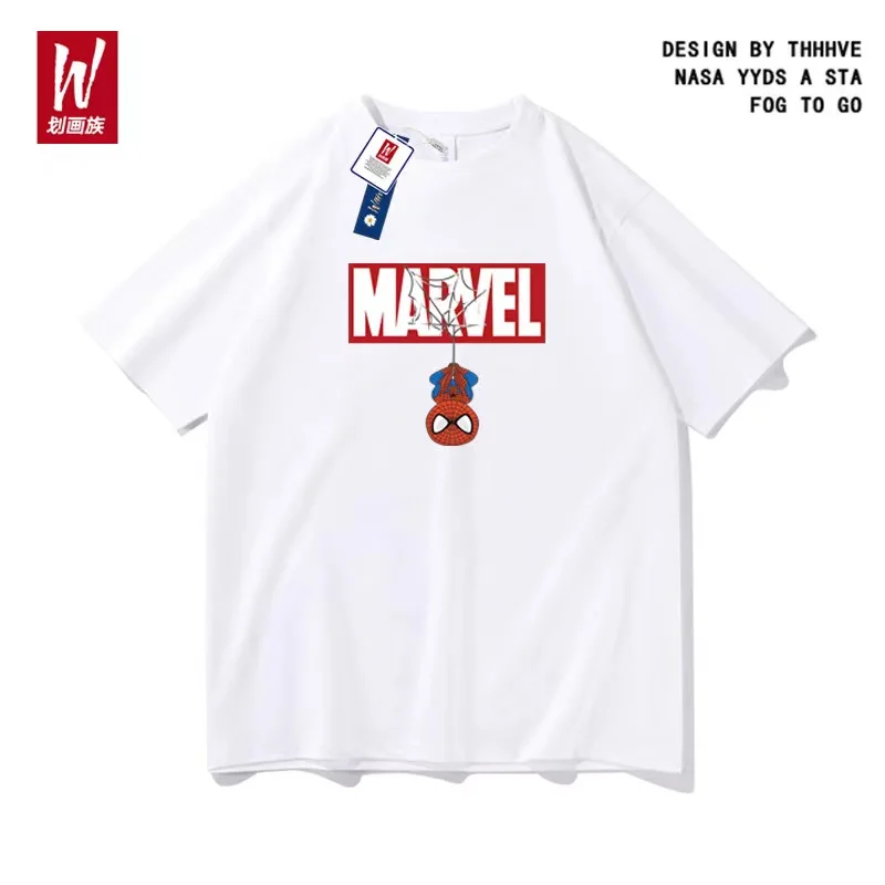 

Женская футболка с мультяшным принтом, черная Повседневная футболка с принтом, в стиле «Харадзюку»