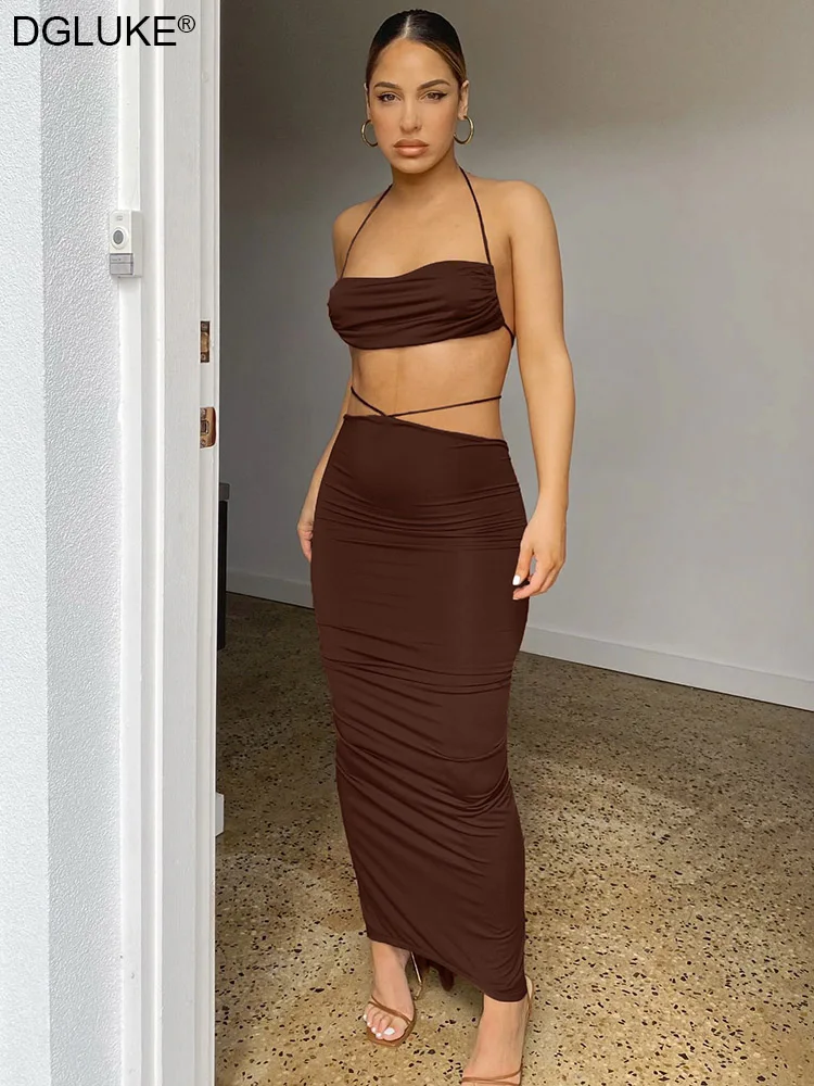 Летний комплект из двух предметов привлекательные костюмы для вечевечерние НКИ