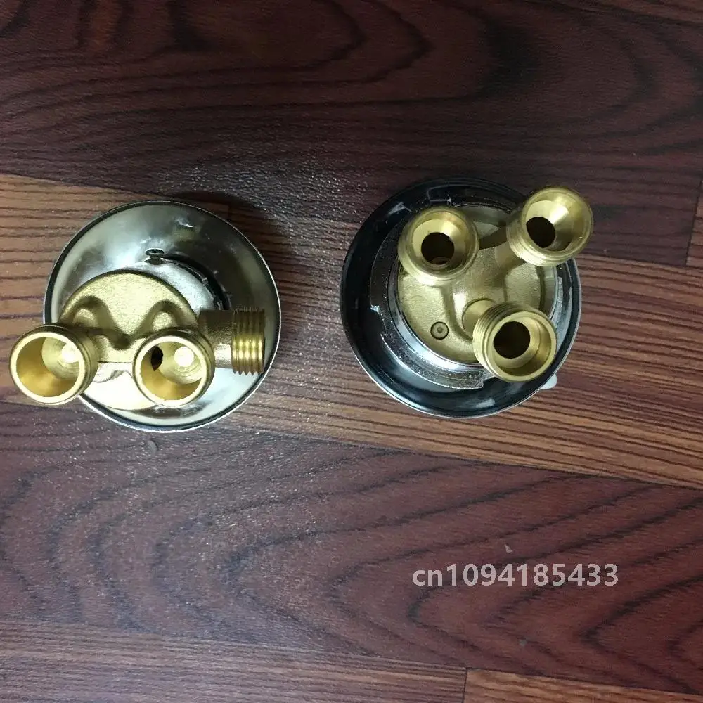 MTTUZK Твердый латунный смеситель для горячей и холодной воды разделенный 1 в 2